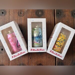 3 LaCroix Christmas ornaments